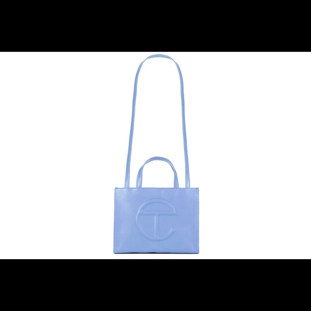 Telfar - Medium cerulean blue bag - dust bag & plastic bag w/tag included